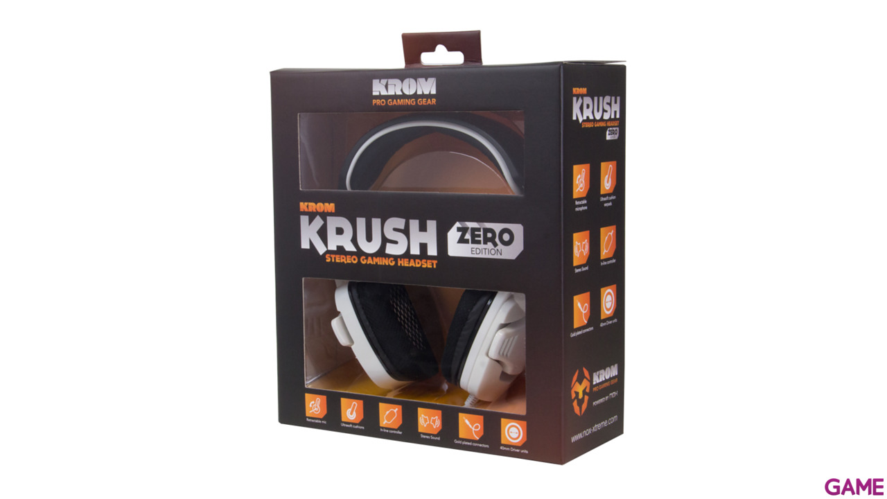 Krom Krush Zero Blanco - Auriculares Gaming-12