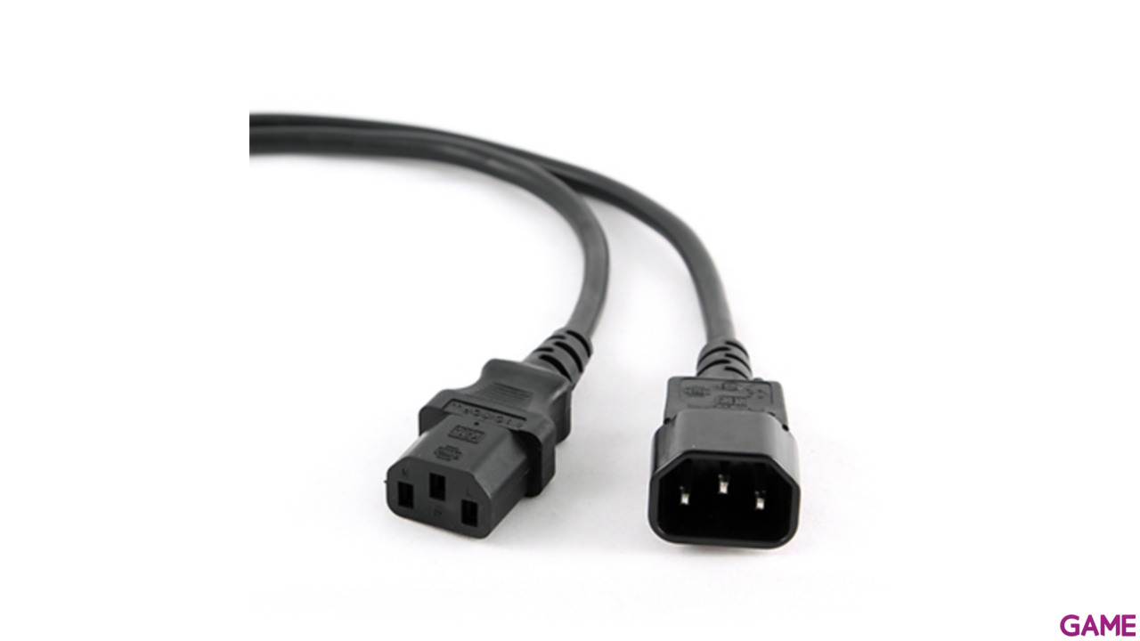 Iggual Cable Alargador de Alimentación IEC Sucko 3 PIN 1.8m-0