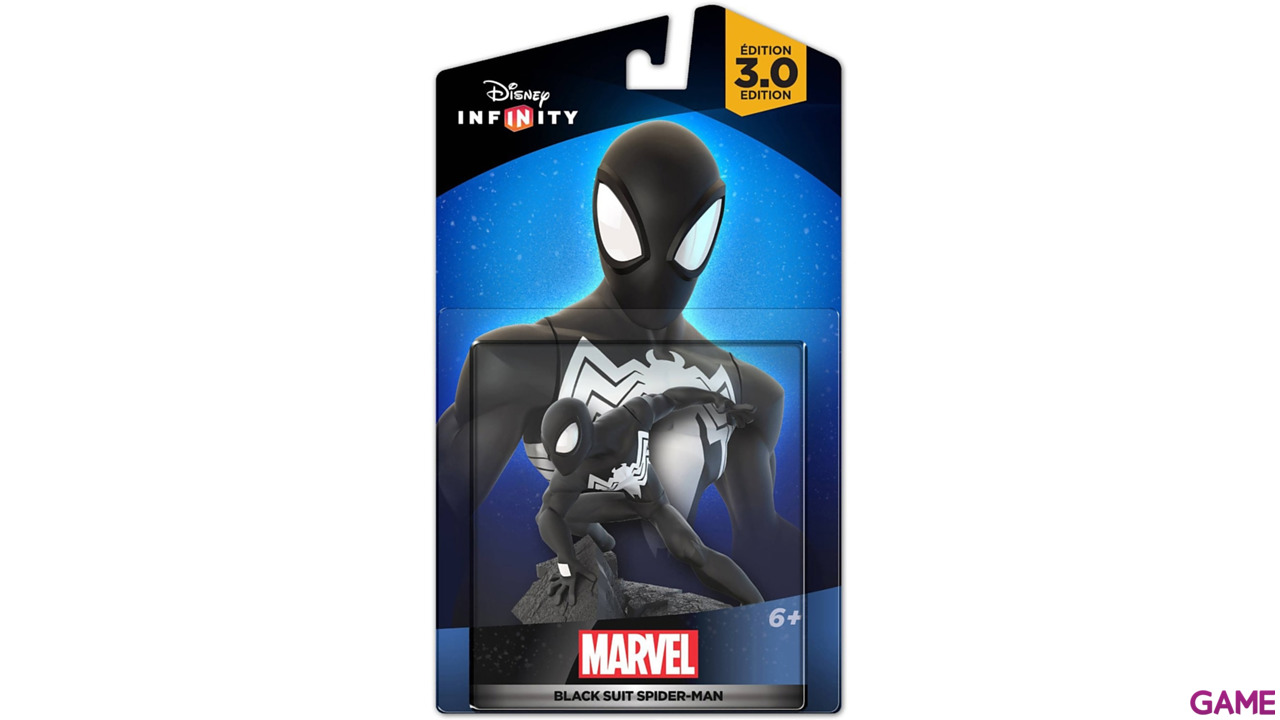 Disney Infinity 3.0 Marvel Figura Black Suit Spiderman-0