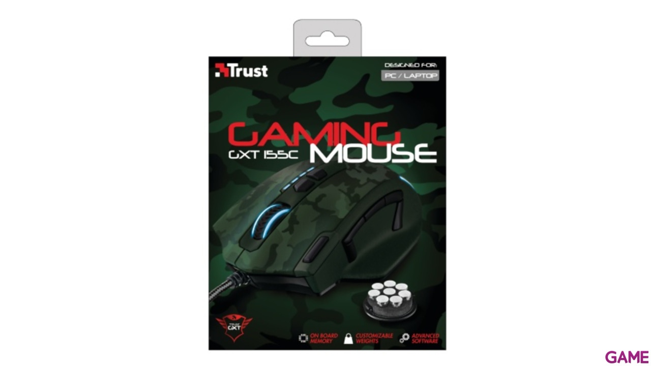 Trust GXT 155C Gaming Mouse - Green Camouflage-4