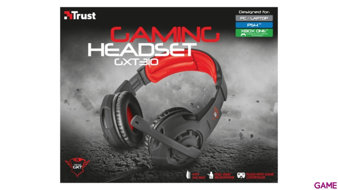 Auriculares Trust GXT310 Gaming PS4-XONE-PC-9
