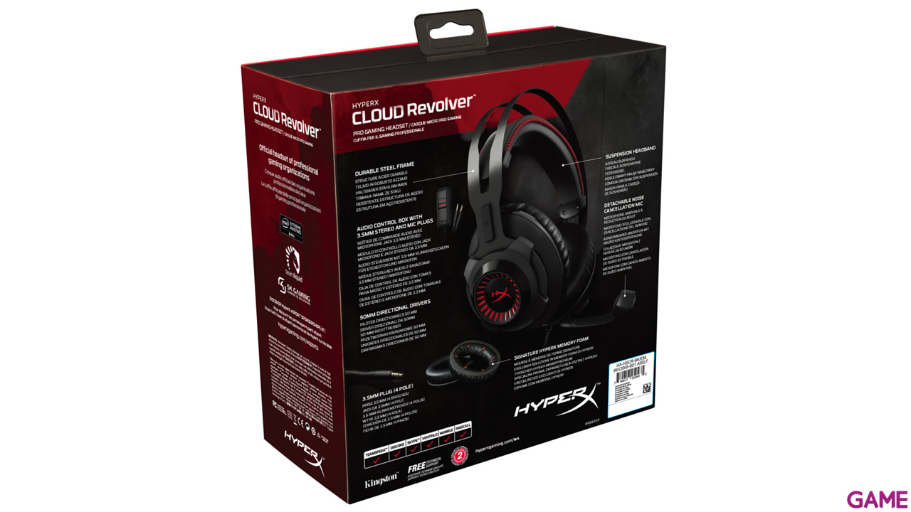 HyperX Cloud Revolver Negro - Auriculares Gaming-7