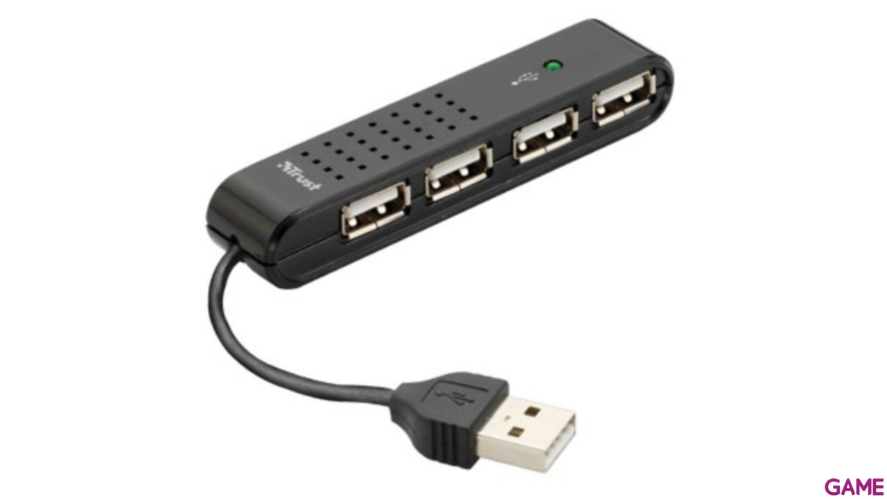 Trust Vecco Hub 4 puertos USB2.0 480MB/S-0